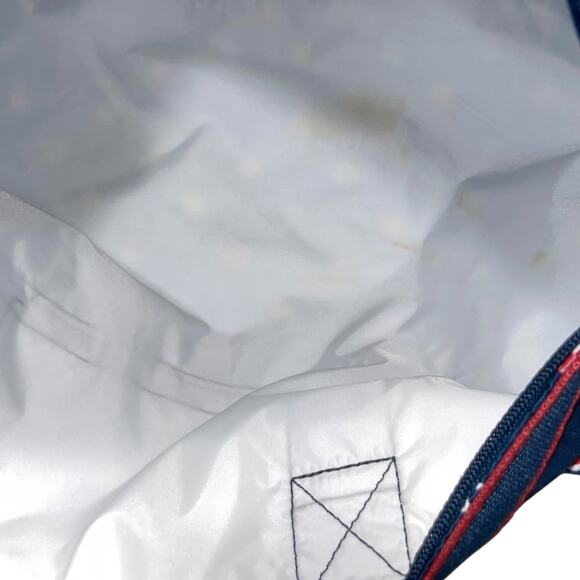 LeSportsac Boston Blue Print Nylon Duffle Weekender Bag - Picture 7 of 7